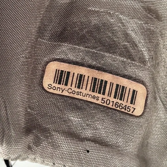 ABS Evening Women Gown 6 Silver Grey Ruched Satin Spaghetti Strap Old Hollywood - Picture 8 of 9